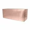 75cm Zinc Galvanised Trough Planter In A Copper Finish By Primrose™ -All Plants Sales Store PP0261L rollover image 0320
