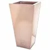 H48cm Zinc Galvanised Flared Square Planter In A Copper Finish By Primrose™ -All Plants Sales Store PP0262S rollover image eebc