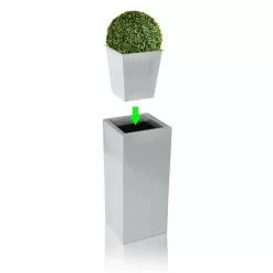 28cm Tall Cube Planter Insert - By Primrose™ -All Plants Sales Store PP0341MINSERT add image 2 e151
