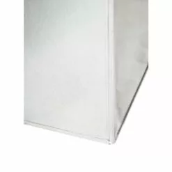 H50cm Zinc Galvanised Tall Cube Planters In Silver - By Primrose™ -All Plants Sales Store PP0341S add image 1 49fa