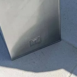 H50cm Zinc Galvanised Tall Cube Planters In Silver - By Primrose™ -All Plants Sales Store PP0341S add image 4 1e68