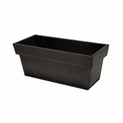 60cm Zinc Edge Pewter Trough Planters - By Primrose™