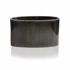 W60cm Platinum Low Oval Zinc Galvanised Planter - By Primrose™ 12 W60cm Platinum Low Oval Zinc Galvanised Planter - By Primrose™ -All Plants Sales Store PP1975 add image 4 15c4