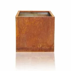 H60cm Large Corten Steel Cube Planter -All Plants Sales Store PP2025L add image 2 9195