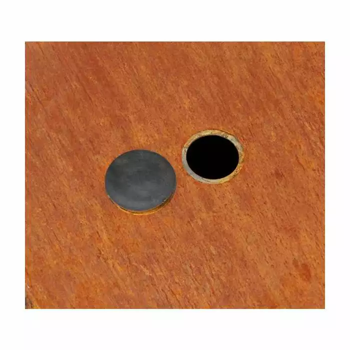 H60cm Corten Steel Flared Planter 8 H60cm Corten Steel Flared Planter - Image 6