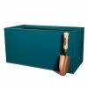 64cm Zinc Galvanised Teal Trough Planter - By Primroseâ„¢ 2 64cm Zinc Galvanised Teal Trough Planter - By Primroseâ„¢ -All Plants Sales Store PP2641M rollover image 3c26