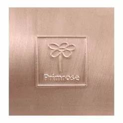 60cm Zinc Galvanised Kick-Bottom Trough Planter In Copper By Primrose™