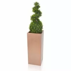 H100cm Zinc Galvanised Tall Copper Planter With Insert - By Primrose™ -All Plants Sales Store PP2828LI add image 3 e34b