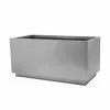 60cm Zinc Galvanised Kick-Bottom Trough Planter In Silver By Primrose™ 1 60cm Zinc Galvanised Kick-Bottom Trough Planter In Silver By Primrose™ -All Plants Sales Store PP3007S rollover image e148